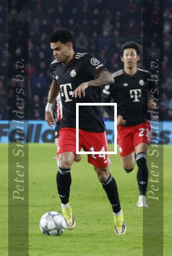 Eindhoven, 28 Januari 2026
Laatste wedstrijd in voorronde Champions League
PSV-Bayern Munchen, eindstand 1-2
Luis Diaz