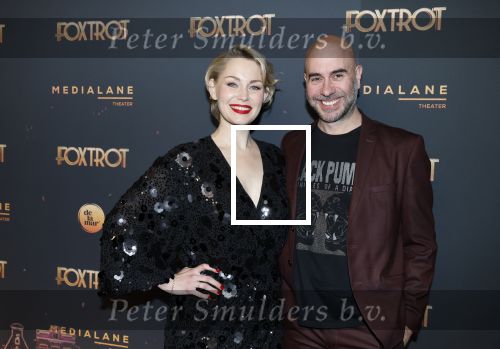 Amsterdam 18 januari 2025
Premiere Foxtrot in het deLaMar theater . Maartje van de Wetering met partner JosÃ© Luis Sogorb