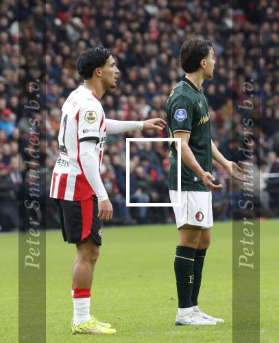 Eindhoven, 1 Februari 2026
Kompetitiewedstrijd PSV-Feyenoord, eindstand 3-0
Mats Deijl Couhaib Driouech