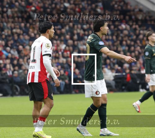Eindhoven, 1 Februari 2026
Kompetitiewedstrijd PSV-Feyenoord, eindstand 3-0
Mats Deijl Couhaib Driouech
