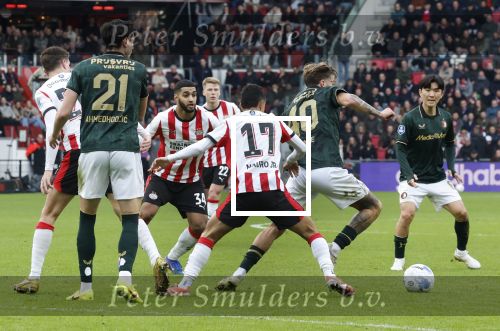 Eindhoven, 1 Februari 2026
Kompetitiewedstrijd PSV-Feyenoord, eindstand 3-0
Mauro Jr. en Luciano Valente
