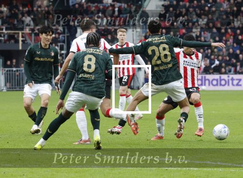 Eindhoven, 1 Februari 2026
Kompetitiewedstrijd PSV-Feyenoord, eindstand 3-0
Mauro Junior