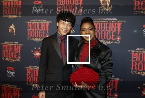 Utrecht 14 januari 2026
Premiere April Darby bij moulin Rouge in Beatrixtheater .Natacha Harlequin kwam met haar zoon