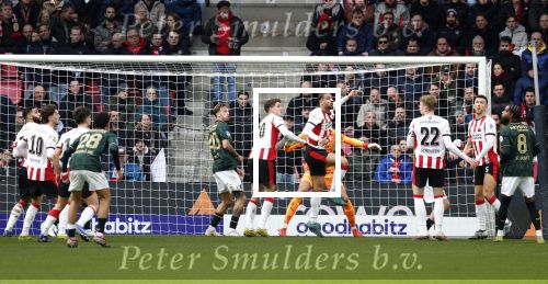Eindhoven, 1 Februari 2026
Kompetitiewedstrijd PSV-Feyenoord, eindstand 3-0