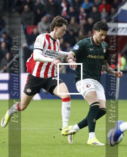 Eindhoven, 1 Februari 2026
Kompetitiewedstrijd PSV-Feyenoord, eindstand 3-0