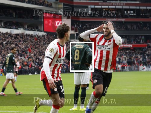 Eindhoven, 1 Februari 2026
Kompetitiewedstrijd PSV-Feyenoord, eindstand 3-0
Paul Wanner en Ismail Saibari scoort 3-0