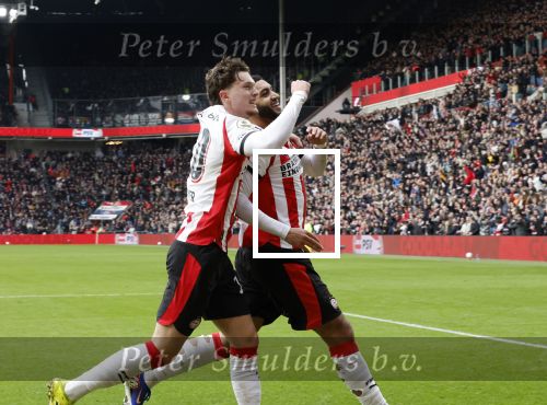 Eindhoven, 1 Februari 2026
Kompetitiewedstrijd PSV-Feyenoord, eindstand 3-0
Paul Wanner en Ismail Saibari scoort 3-0