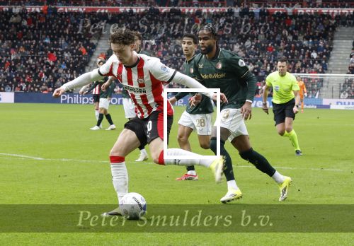 Eindhoven, 1 Februari 2026
Kompetitiewedstrijd PSV-Feyenoord, eindstand 3-0
Paul Wanner en Jeramiah St. Juste
