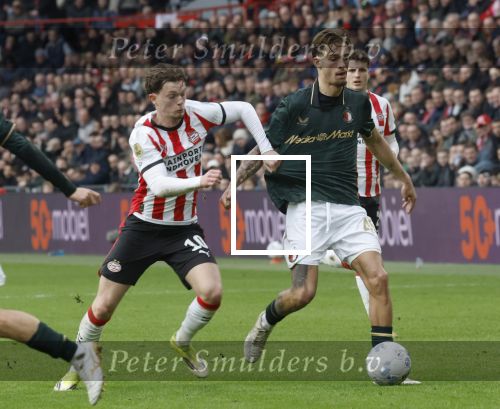 Eindhoven, 1 Februari 2026
Kompetitiewedstrijd PSV-Feyenoord, eindstand 3-0
Paul Wanner en Luciano Valente