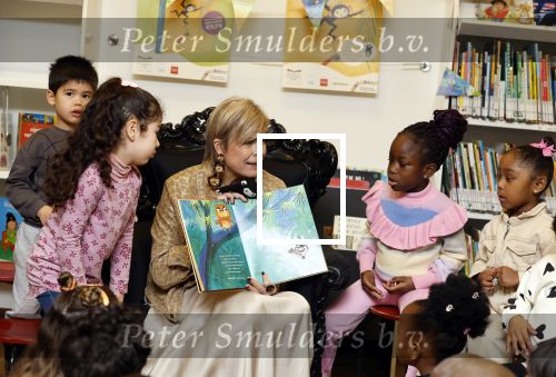 Amsterdam 21 januari 2026
Prinses Laurentien leest voor de 20e keer voor aan kinderen in de Bibliotheek Reigersbos in Amsterdam Bijlmer.