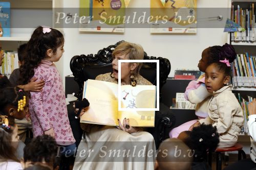 Amsterdam 21 januari 2026
Prinses Laurentien leest voor de 20e keer voor aan kinderen in de Bibliotheek Reigersbos in Amsterdam Bijlmer.