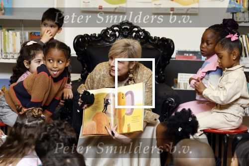 Amsterdam 21 januari 2026
Prinses Laurentien leest voor de 20e keer voor aan kinderen in de Bibliotheek Reigersbos in Amsterdam Bijlmer.