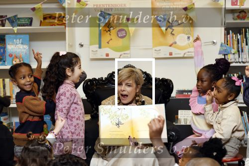Amsterdam 21 januari 2026
Prinses Laurentien leest voor de 20e keer voor aan kinderen in de Bibliotheek Reigersbos in Amsterdam Bijlmer.