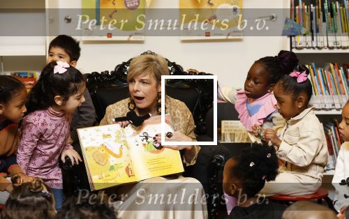Amsterdam 21 januari 2026
Prinses Laurentien leest voor de 20e keer voor aan kinderen in de Bibliotheek Reigersbos in Amsterdam Bijlmer.