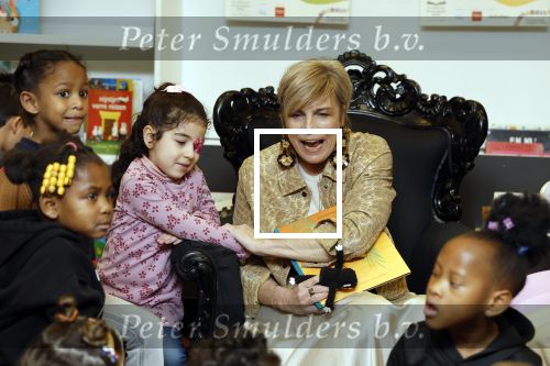 Amsterdam 21 januari 2026
Prinses Laurentien leest voor de 20e keer voor aan kinderen in de Bibliotheek Reigersbos in Amsterdam Bijlmer.