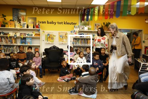 Amsterdam 21 januari 2026
Prinses Laurentien leest voor de 20e keer voor aan kinderen in de Bibliotheek Reigersbos in Amsterdam Bijlmer.
