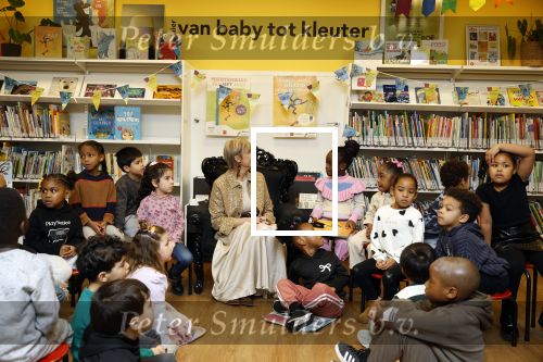 Amsterdam 21 januari 2026
Prinses Laurentien leest voor de 20e keer voor aan kinderen in de Bibliotheek Reigersbos in Amsterdam Bijlmer.