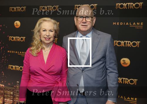 Amsterdam 18 januari 2025
Premiere Foxtrot in het deLaMar theater . Ruud de Graaf met partner Margreet Duin
