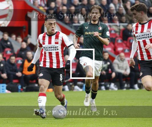 Eindhoven, 1 Februari 2026
Kompetitiewedstrijd PSV-Feyenoord, eindstand 3-0
Sergino Dest