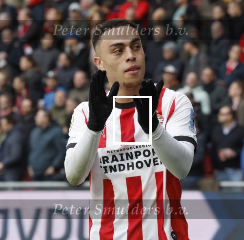 Eindhoven, 1 Februari 2026
Kompetitiewedstrijd PSV-Feyenoord, eindstand 3-0
Sergino Dest