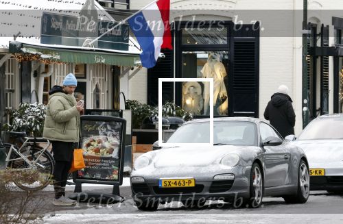Laren 10 januari 2026
Thomas v d Vlugt doet boodschappen in het centrum van Laren .