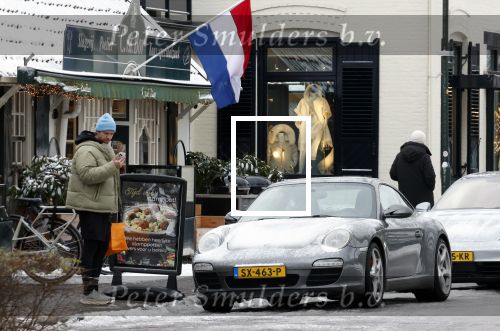 Laren 10 januari 2026
Thomas v d Vlugt doet boodschappen in het centrum van Laren .