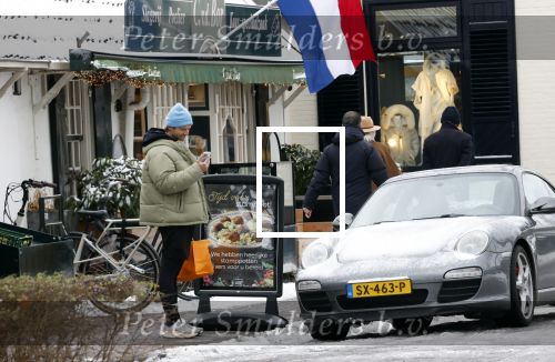 Laren 10 januari 2026
Thomas v d Vlugt doet boodschappen in het centrum van Laren .
