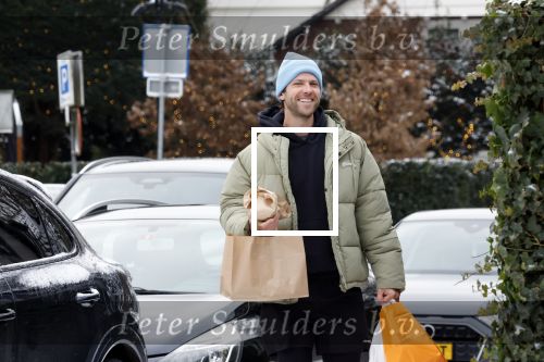 Laren 10 januari 2026
Thomas v d Vlugt doet boodschappen in het centrum van Laren .