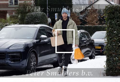 Laren 10 januari 2026
Thomas v d Vlugt doet boodschappen in het centrum van Laren .