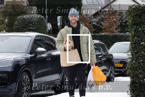 Laren 10 januari 2026
Thomas v d Vlugt doet boodschappen in het centrum van Laren .
