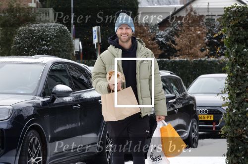 Laren 10 januari 2026
Thomas v d Vlugt doet boodschappen in het centrum van Laren .