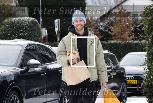 Laren 10 januari 2026
Thomas v d Vlugt doet boodschappen in het centrum van Laren .