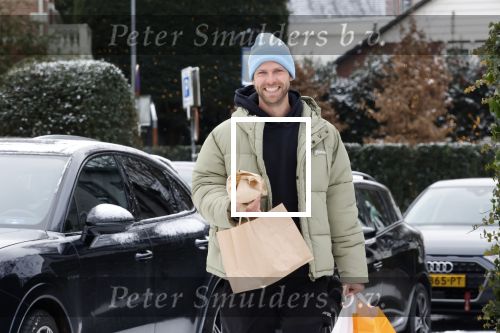 Laren 10 januari 2026
Thomas v d Vlugt doet boodschappen in het centrum van Laren .