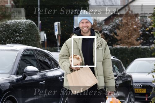 Laren 10 januari 2026
Thomas v d Vlugt doet boodschappen in het centrum van Laren .