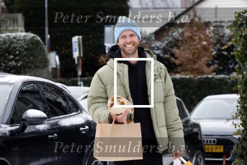 Laren 10 januari 2026
Thomas v d Vlugt doet boodschappen in het centrum van Laren .