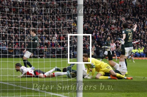 Eindhoven, 1 Februari 2026
Kompetitiewedstrijd PSV-Feyenoord, eindstand 3-0
Timon Wellenreuther en Armando Obispo scoort 1-0