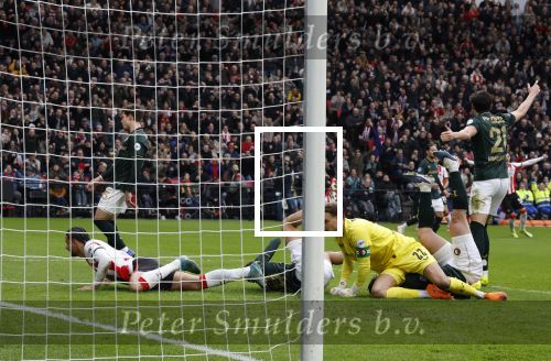 Eindhoven, 1 Februari 2026
Kompetitiewedstrijd PSV-Feyenoord, eindstand 3-0
Timon Wellenreuther en Armando Obispo scoort 1-0