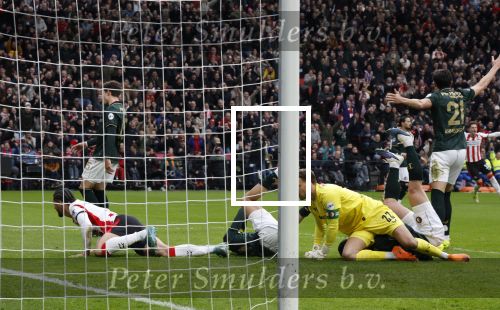 Eindhoven, 1 Februari 2026
Kompetitiewedstrijd PSV-Feyenoord, eindstand 3-0
Timon Wellenreuther en Armando Obispo scoort 1-0
