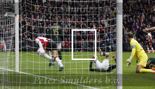 Eindhoven, 1 Februari 2026
Kompetitiewedstrijd PSV-Feyenoord, eindstand 3-0
Timon Wellenreuther en Armando Obispo scoort 1-0