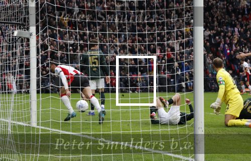 Eindhoven, 1 Februari 2026
Kompetitiewedstrijd PSV-Feyenoord, eindstand 3-0
Timon Wellenreuther en Armando Obispo scoort 1-0