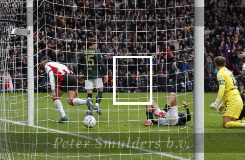 Eindhoven, 1 Februari 2026
Kompetitiewedstrijd PSV-Feyenoord, eindstand 3-0
Timon Wellenreuther en Armando Obispo scoort 1-0