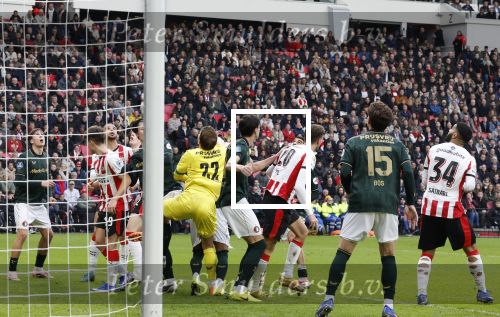 Eindhoven, 1 Februari 2026
Kompetitiewedstrijd PSV-Feyenoord, eindstand 3-0
Esmir Bajraktarevit Guus Til Ismel Saibari Armando Obispo Timon Wellenreuther Ayase Ueda