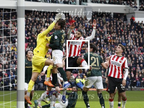 Eindhoven, 1 Februari 2026
Kompetitiewedstrijd PSV-Feyenoord, eindstand 3-0
Timon Wellenreuther en Ismael Saibari Anel Ahmedhodzic Jordan Bos