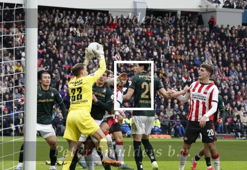 Eindhoven, 1 Februari 2026
Kompetitiewedstrijd PSV-Feyenoord, eindstand 3-0
Timon Wellenreuther en Ismael Saibari Anel Ahmedhodzic Jordan Bos