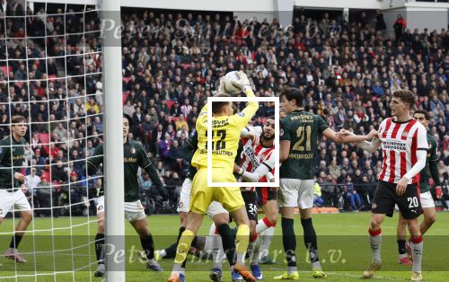 Eindhoven, 1 Februari 2026
Kompetitiewedstrijd PSV-Feyenoord, eindstand 3-0
Timon Wellenreuther en Ismael Saibari Anel Ahmedhodzic Jordan Bos