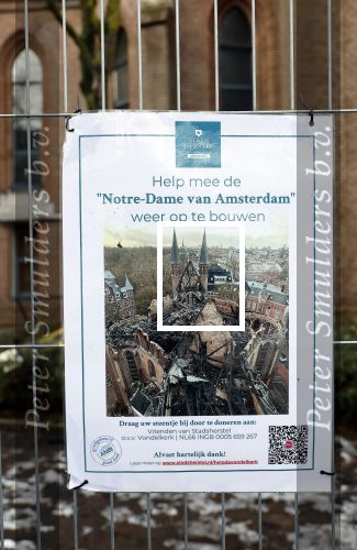 Amsterdam 8 januari 2026
De vondelkerk ia van oudjaar op nieuwjaar grotendeels afgebrand . Heel dichtbij de kerk wonen Kimberley Klaver Dotan en Hajo Bruins .