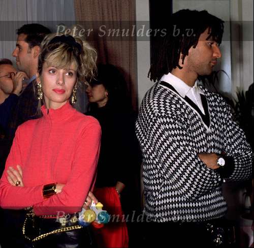 Ruud Gullit met zijn tweede vrouw 
13 Oktober 1991