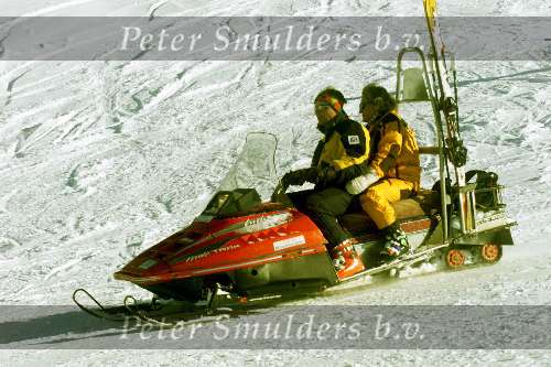 Scooter in sneeuw 1998