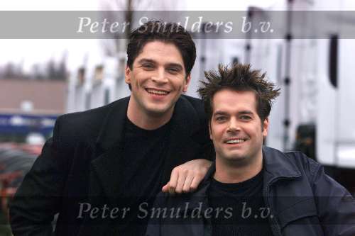 Brussel, 2 maart1999
Volumia met links Xander de Buisonje en rechts Axel Lindelauf