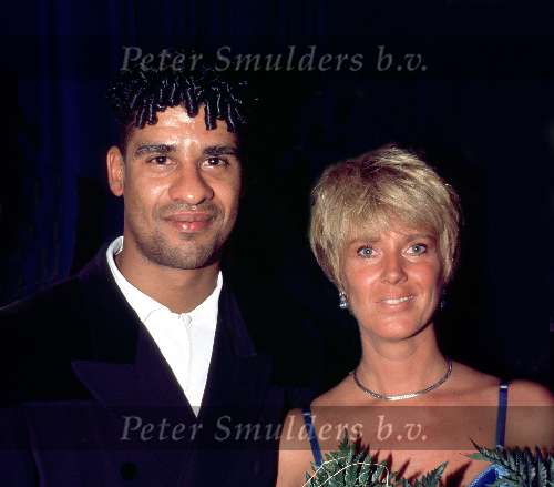 Frank Rijkaard met zijn vrouw Monique Rijkaard